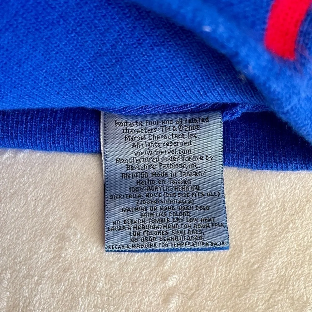 NWOT, FANTASTIC FOUR & NINTENDO, BOYS SOCK HATS. ONE SIZE.